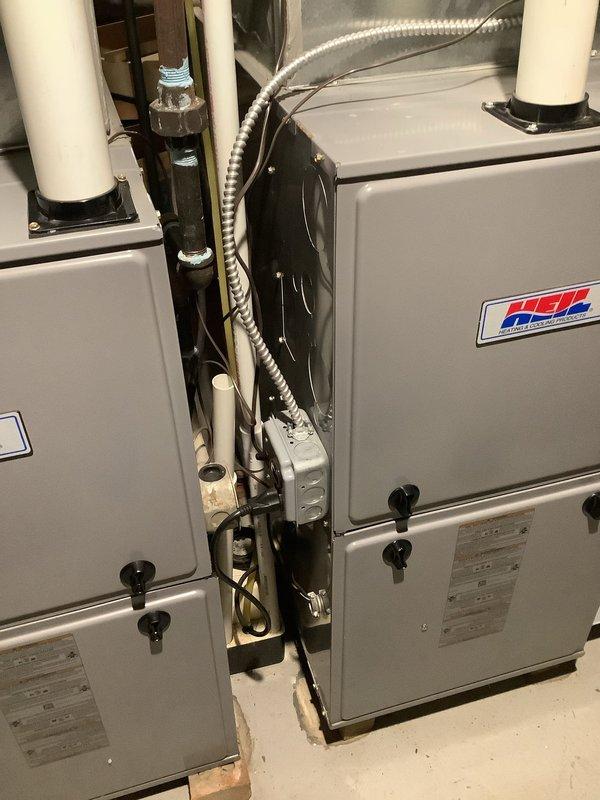Performed service inspection of transfer switch for Westinghouse 11500Dfc portable generator. Assessed electrical panels and existing HVAC infrastructure to evaluate feasibility of natural gas connection for the generator system. Provided customer with quotation options for both generator and power station solutions as requested.