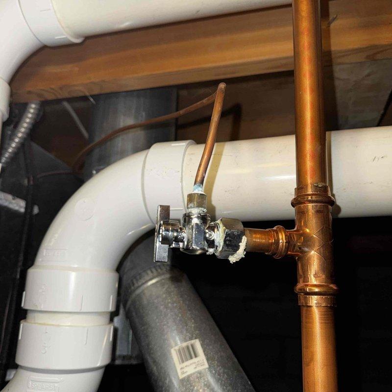 Responded to service call for non-functional Aprilaire humidifier that was not dispersing water properly. Discovered that during previous fall maintenance, only the filter had been replaced without checking operational status. Inspected water supply lines and humidistat, made necessary adjustments to restore proper water flow and functionality.