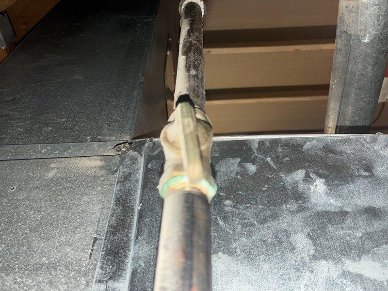 Completed routine MVP Heating Service including inspection of plumbing connections and examination of control board circuitry. Documented aging pipe joints with visible wear and verified proper wire connections on the electrical control panel, ensuring all components remain in functional operating condition.