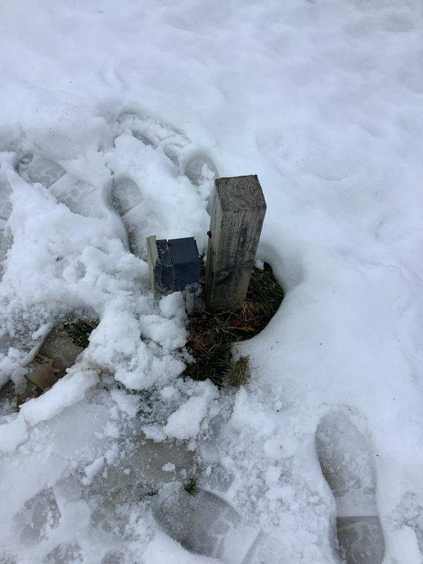 Diagnosed and repaired two non-functioning outdoor GFI outlets. Testing with Klein Tools RT250 voltage tester confirmed proper voltage of 211VAC at the source. Identified weathering damage to the outdoor junction box and wooden mounting post due to snow exposure, replaced damaged components and properly sealed new installation to prevent future moisture intrusion.