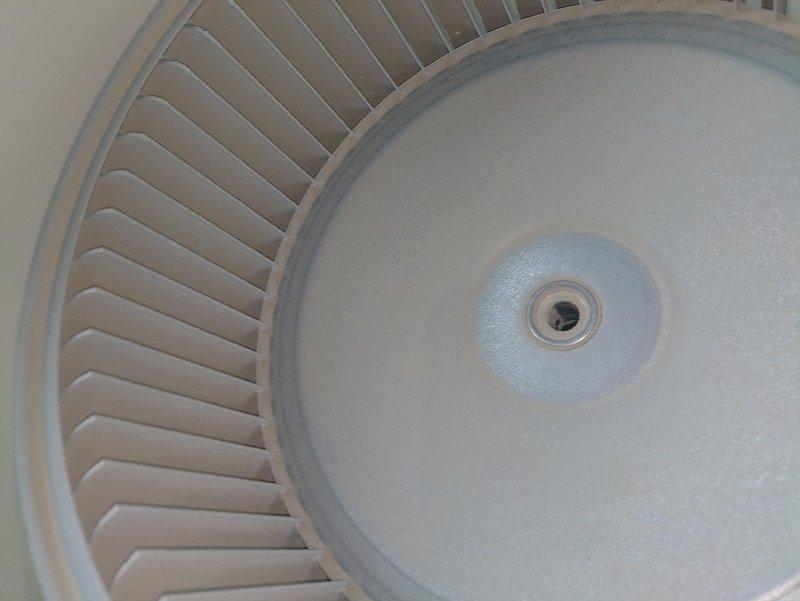 Responded to service request for 5-year-old gas furnace with operational issues following previous valve replacement by another company. Inspection revealed dust accumulation on the blower wheel assembly affecting system performance. Cleaned and serviced the blower wheel, restoring proper airflow and returning furnace to normal operation.