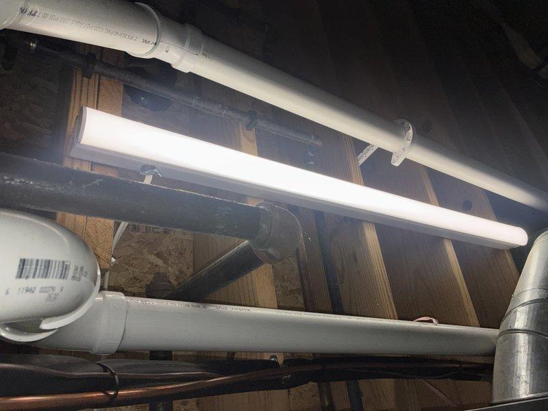 Performed scheduled MVP heating maintenance on 2-year-old system. Inspected and documented basement plumbing and ductwork configuration. Replaced air filter which showed normal accumulation of particulates, ensuring proper system airflow for optimal performance.