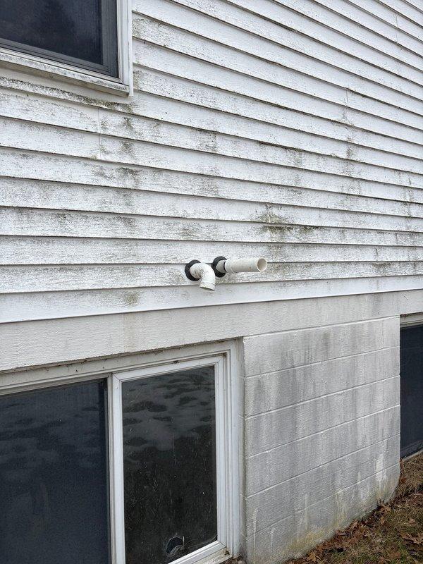 Successfully installed a 90% efficient furnace with proper venting through the exterior wall. Carbon monoxide detector was installed and tested to ensure safe operation. All systems functioning properly at completion.