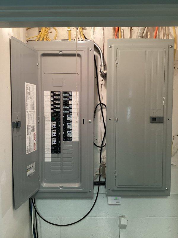 Responded to service call regarding breaker box tripping after installation of new sump pump. Performed inspection of electrical panel, checked circuit load distribution, and identified cause of tripping. Resolved issue by redistributing load to prevent overloading of affected circuit, ensuring proper operation of the newly installed pump without further breaker trips.
