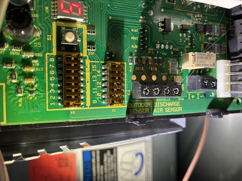 Completed routine maintenance tune-up on a 5-year-old furnace. Inspected circuit board functionality, verified correct operation of temperature sensors (discharge and air sensors), and examined all electrical connections. Checked blower assembly and internal wiring harness for proper operation and wear.