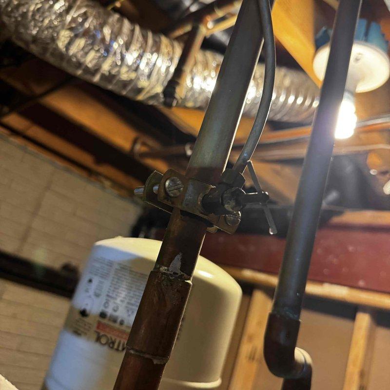 Inspected Lennox HVAC system installed approximately 2 years ago with Aprilaire humidifier that customer reported was not exceeding 22% humidity despite water panel replacement. Examined humidifier components and connections, checked sensor functionality (noted illuminated indicator light), and inspected ductwork. Identified and corrected issue with humidifier operation, ensuring proper humidity control for improved indoor air quality.