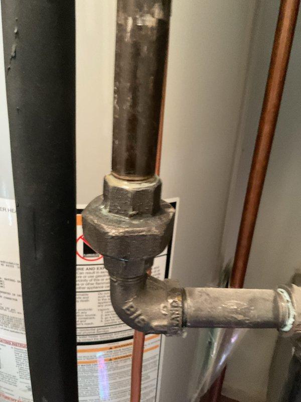 Performed scheduled heating maintenance service on BS-MVP system. Inspected and verified proper operation of ECM drive circuit board and associated wiring connections. Examined plumbing components including union fitting and copper pipe installation, noting normal wear consistent with system age.