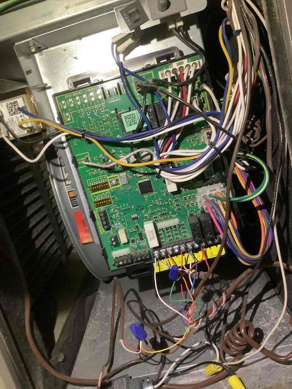 Performed system maintenance and diagnostics, finding unit running below specifications. Serviced flame sensor, adjusted gas pressures, and flushed condensate trap to improve performance. Identified ignitor with hot spots indicating potential failure; recommended proactive replacement with parts ordered and scheduled to arrive in shop.
