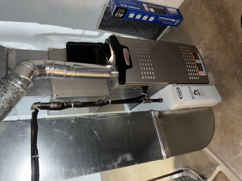 Performed scheduled preventative maintenance on residential heating system. Inspected furnace, ductwork, and associated components including humidifier. Examined evaporator coils which showed minor corrosion and accumulated dust; cleaned system components to ensure optimal performance for the heating season.