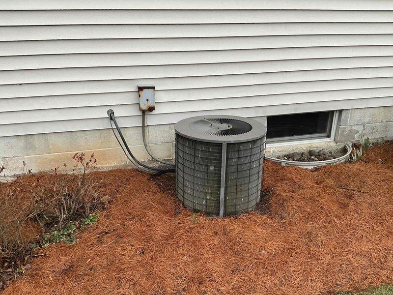Conducted comprehensive assessment of existing HVAC system in 1,800 sq. ft. two-story colonial home, documenting current equipment (York/Luxaire 2-ton AC unit and 100 MBH furnace) and evaluating requirements for replacement. Additionally, assessed home's electrical system and determined a 14kW generator would be suitable to power essential circuits including well pump, HVAC equipment, sump pump, refrigerators, and multiple 15-amp circuits during outages.