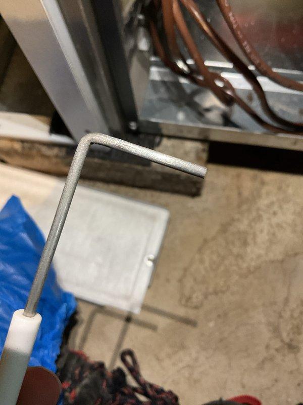 Performed annual maintenance on one-year-old gas furnace system and diagnosed non-functioning humidifier. Inspected plumbing connections showing signs of corrosion at pipe junctions and identified issue with humidifier causing excessive dryness in home. Completed service under MVP program.