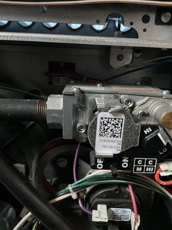 Performed annual furnace tune-up on Lennox Elite system. Inspected and tested gas valve operation, verified proper control settings, and examined wiring connections. Customer notified about MVP renewal requirement.