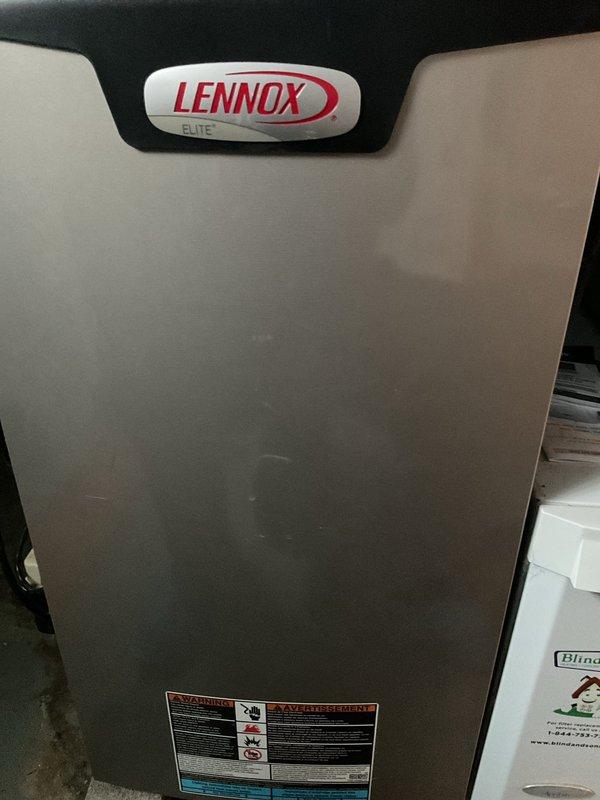 Performed annual furnace tune-up on Lennox Elite system. Inspected and tested gas valve operation, verified proper control settings, and examined wiring connections. Customer notified about MVP renewal requirement.