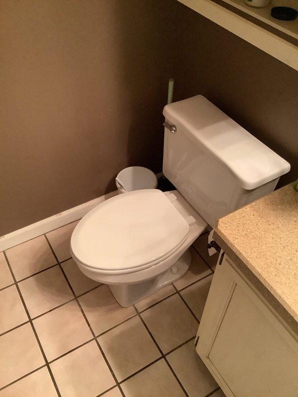 Performed diagnostic inspection on two toilets experiencing continuous running issues. Identified worn flush valves and deteriorated fill mechanisms with significant mineral buildup and corrosion in tank components. Provided customer with estimate for replacement of toilet handles, fill valves, and flush valves to resolve the running water problems.