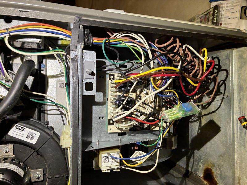 Performed comprehensive furnace maintenance on 10-year-old system under VIP program. Inspected and cleaned blower assembly, verified proper operation of circuit board and electrical connections, and discussed WiFi thermostat options for remote temperature monitoring when customer is away from home.