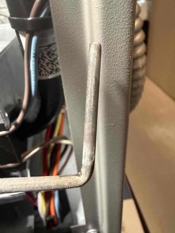 Performed scheduled MVP heating maintenance service. Inspected mechanical components including metal housing and copper tubing for signs of wear. Examined control board with ALCO DIP switches (ADF08S and ADF07S) for proper configuration and verified all electronic components were functioning correctly.