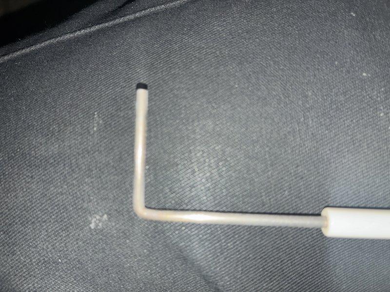 Performed scheduled MVP furnace maintenance service. Inspected ductwork system including galvanized metal T-connections and main trunk lines for proper sealing and structural integrity. Utilized specialized L-shaped tool for accessing and examining furnace components. All connections verified secure with no visible air leaks detected.