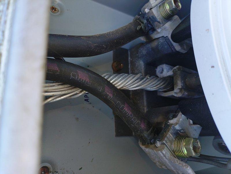 Inspected customer's electrical panel to assess power loss in three rooms. Evaluated both interior and exterior breaker boxes, documenting the current installation with photos. Panel shows significant age with disorganized wiring and handwritten labels. Recommended replacement of breaker panel to resolve ongoing electrical issues.