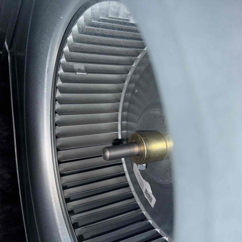 Performed standard MVP furnace maintenance service. Discovered significant dust accumulation on the evaporator coil requiring thorough cleaning. Inspected and cleaned blower wheel assembly to ensure optimal airflow and system efficiency.