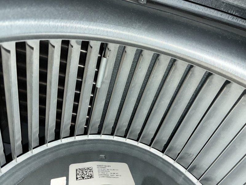 Performed comprehensive furnace tune-up including inspection of the control board circuitry and connections to verify proper electrical operation. Examined and cleaned the blower wheel assembly (part #102732-01) to ensure optimal airflow and system efficiency.