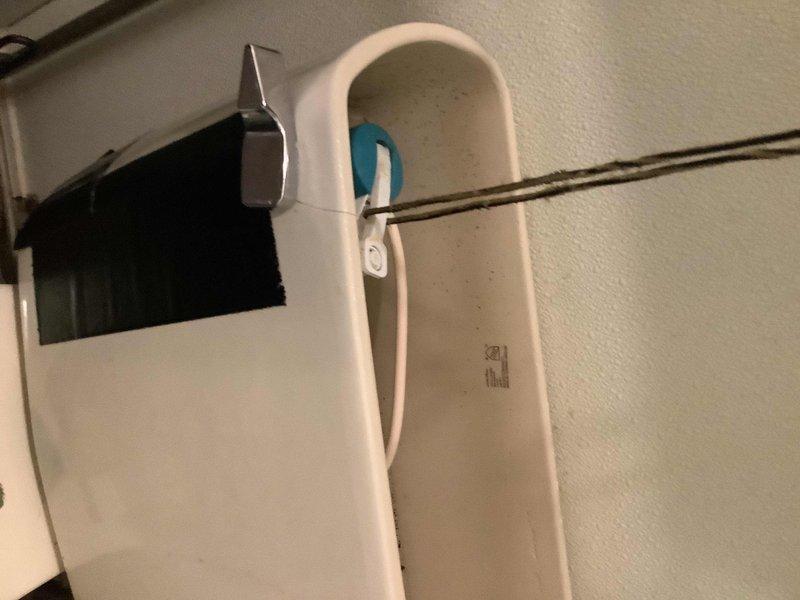 Replaced toilet in hall bathroom with new elongated, standard height, white toilet with seat. Installed new angle stop and escutcheon as existing one was non-functional. Parts were ordered ahead of time and installation was completed as scheduled.