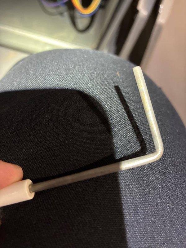 Performed diagnostic inspection of HVAC system humidifier per customer request. Examined control board connections and electrical components within the air handler. Identified and assessed condition of water panel in humidifier system. All connections appear properly secured with no visible damage to wiring or components.