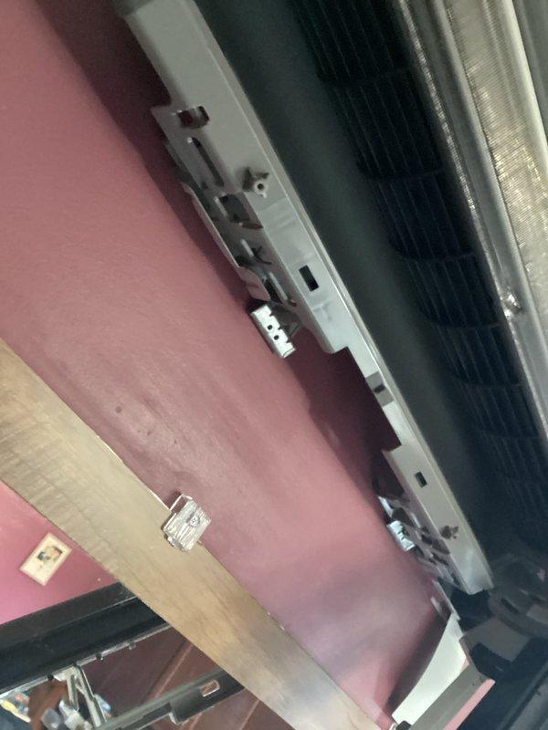 Performed follow-up service on previously installed Daikin mini-split system that was producing excessive noise and operational issues. Inspected interior components and mounting hardware, confirming loose connections were causing vibration. Secured all mounting brackets, reinstalled the front panel cover, and verified proper operation with significantly reduced noise levels.