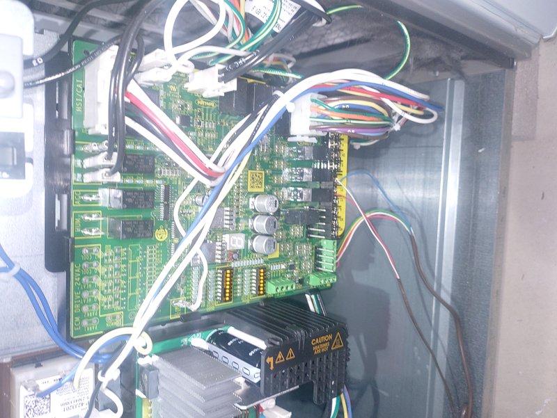 Performed comprehensive annual maintenance on 2-year-old furnace. Inspected control board and electrical connections, confirming proper wire routing and secure terminal connections. All electronic components and circuit boards were found in normal working condition with no visible damage or deterioration.
