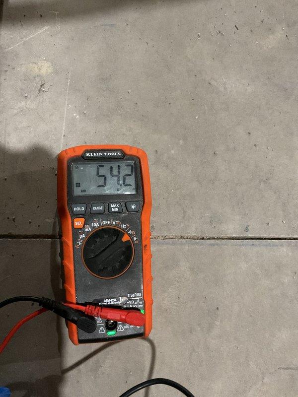 Performed routine maintenance on 4-year-old gas furnace. Conducted electrical testing with multimeter showing 542 reading, and verified combustion efficiency with combustion analyzer reading 76.52%. Inspected ductwork to evaluate need for cleaning service.