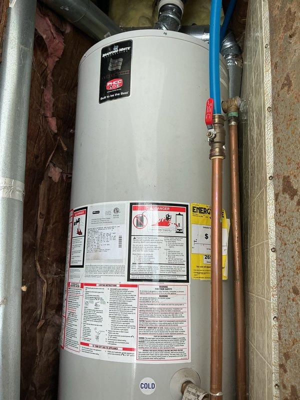 Successfully replaced water heater in manufactured home with new unit and all necessary connections. Installed copper piping with proper fittings and verified all connections are secure and operational. Completed installation includes appropriate valves, ductwork, and insulation to ensure safe and efficient operation of the new water heater.