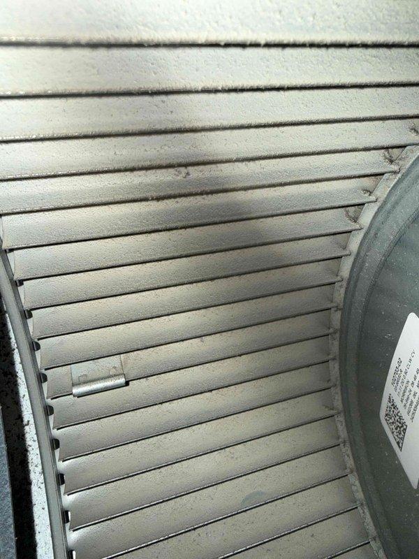 Performed scheduled maintenance service on furnace, focusing on cleaning the blower motor as requested. Removed accumulated dust from ventilation components and inspected metal fins/slats for proper condition. Heat exchanger and air handler components were found to be in functional condition with only minor signs of normal use.