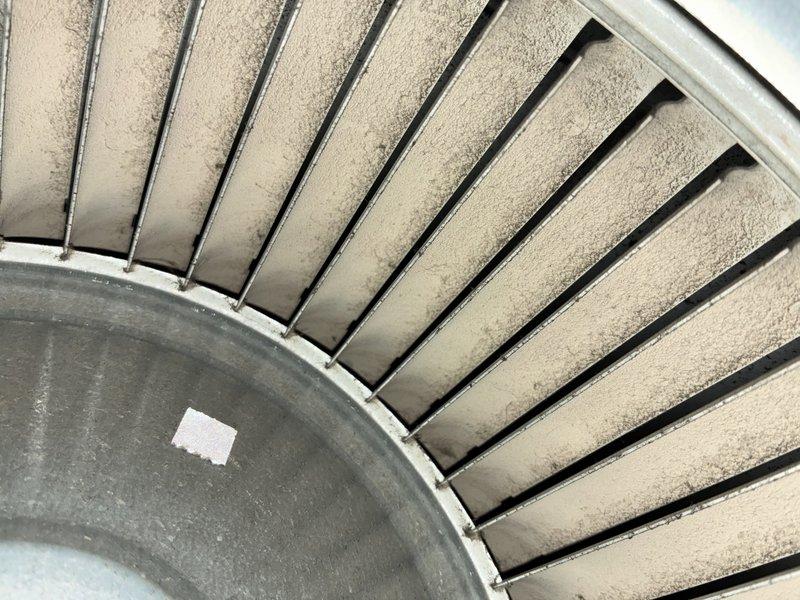 Performed annual maintenance on 5-year-old MVP furnace, which revealed significant dust accumulation on blower wheel and motor assembly. Thoroughly cleaned blower components to restore proper airflow and system efficiency. Utilized specialized tool to access and service restricted components during the maintenance procedure.