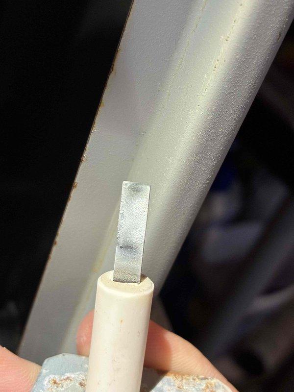 Successfully replaced faulty ignitor on heating unit after conducting diagnostic testing with temperature probe. Confirmed proper operation of new ignitor and verified system functionality before completing service.