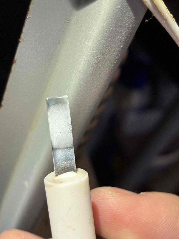 Successfully replaced faulty ignitor on heating unit after conducting diagnostic testing with temperature probe. Confirmed proper operation of new ignitor and verified system functionality before completing service.