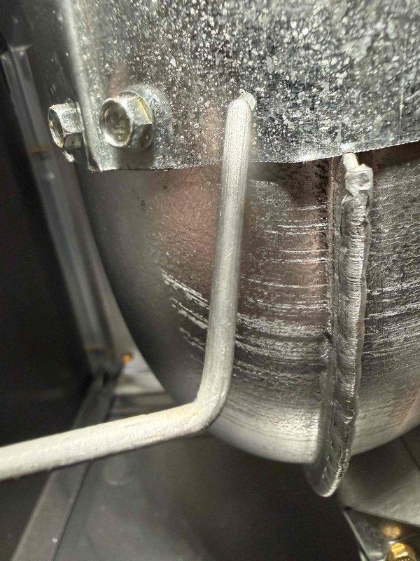 Performed scheduled MVP heating maintenance service on residential HVAC system. Conducted full inspection of furnace interior components including control board, wiring connections, and blower motor assembly. Observed normal condensation patterns on heat exchanger components with no signs of damage or operational concerns.