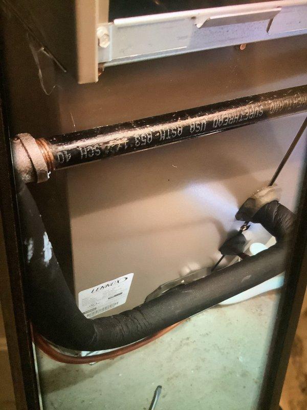 Performed routine maintenance on MVP furnace, inspecting gas lines and connections for proper installation and integrity. Examined control board and verified proper function of ECM drive static components with all wiring connections secure and properly terminated. System operating within normal parameters with no issues detected.