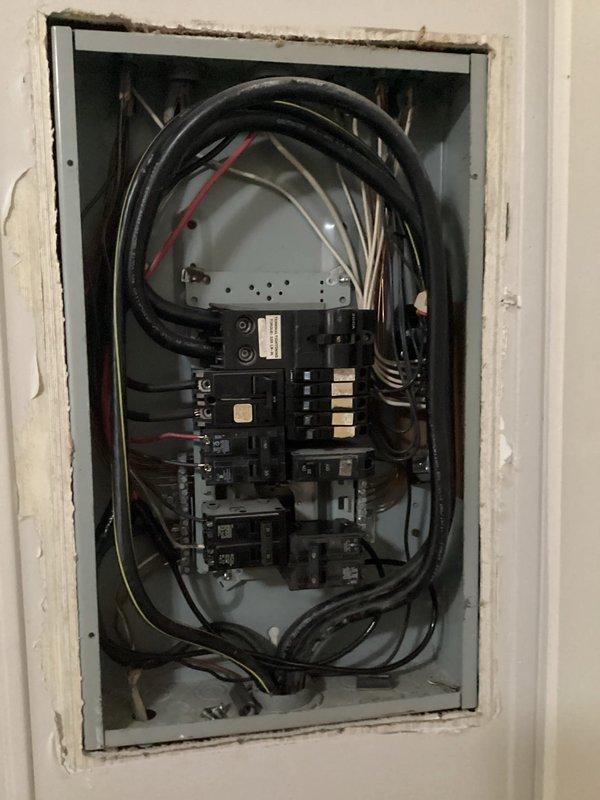 Inspected electrical breaker panel to diagnose non-functional dryer outlet. Removed faulty circuit breaker and replaced it with new component to restore power to the dryer circuit. Performed safety inspection of the entire breaker box to ensure proper function and compliance with electrical standards.