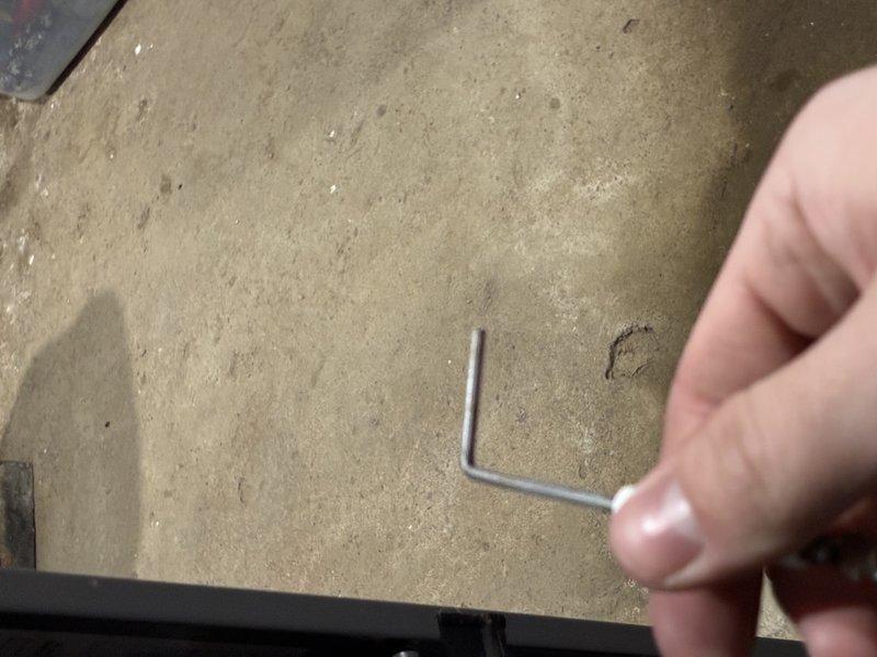 Performed MVP tune up on heating system. Inspected blower wheel which showed significant dust accumulation between fins, indicating maintenance was needed. Used hex key tool to access and service components as part of standard preventive maintenance protocol.