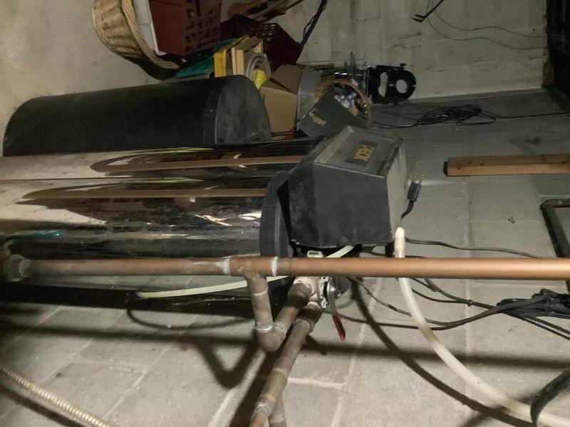 Completed replacement of 25-year-old twin tank water softener with new Sanitizer softener system. Installed digital control panel and connected all necessary plumbing lines to existing infrastructure. Staged six bags of salt for system operation and verified proper functioning of new unit with successful programming of control settings.