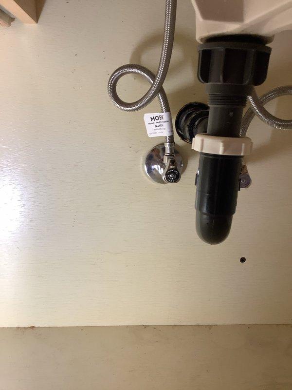 Successfully installed customer-supplied faucet with new shutoffs as requested. Completed proper connection of supply lines and verified P-trap assembly was functioning correctly. All plumbing components were tested for leaks and proper operation before completing the service.