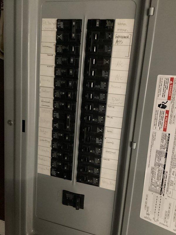 Assessed customer's non-functional 7kW Generac generator with confirmed engine failure. Inspected existing electrical infrastructure, including the Generac transfer switch and circuit panel configuration in basement utility area. Provided estimate for generator replacement utilizing existing transfer switch and propane line, with recommendations for compatible replacement unit.