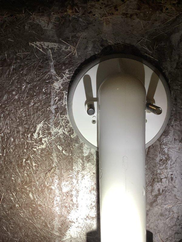 Assessed leak issue at a tub drain with suspected caulking failure after customer opened ceiling access panel. Inspected the copper supply lines and brass valve assembly, which showed normal oxidation, as well as the PVC drain components. Identified and repaired the source of water intrusion at the drain-tub connection.