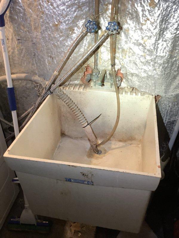 Investigated continuous water leak causing high usage. Located two sources of leakage: malfunctioning toilet and laundry sink with improperly functioning shut-off valves in basement. Inspected water heater system for potential contribution to the issue; no leaks detected there.