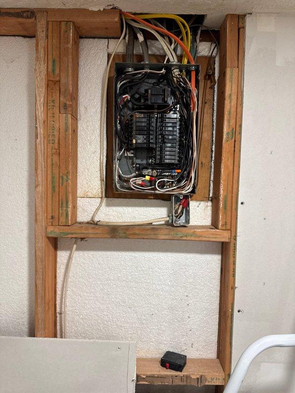 Diagnosed and repaired well pump circuit that was repeatedly tripping breaker. Inspection revealed disorganized wiring in panel with improper connections and inadequate wire management. Corrected wiring issues, secured connections, and verified proper circuit operation with successful well pump test.