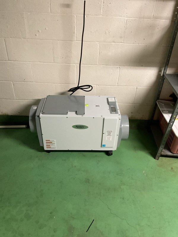 Performed routine MVP Heating Visit on AprilAire system. Inspected electrical control panel wiring connections for proper termination and conducted visual assessment of the air handler unit mounted on concrete floor. System appears to be properly installed with functioning power supply and no visible operational issues.