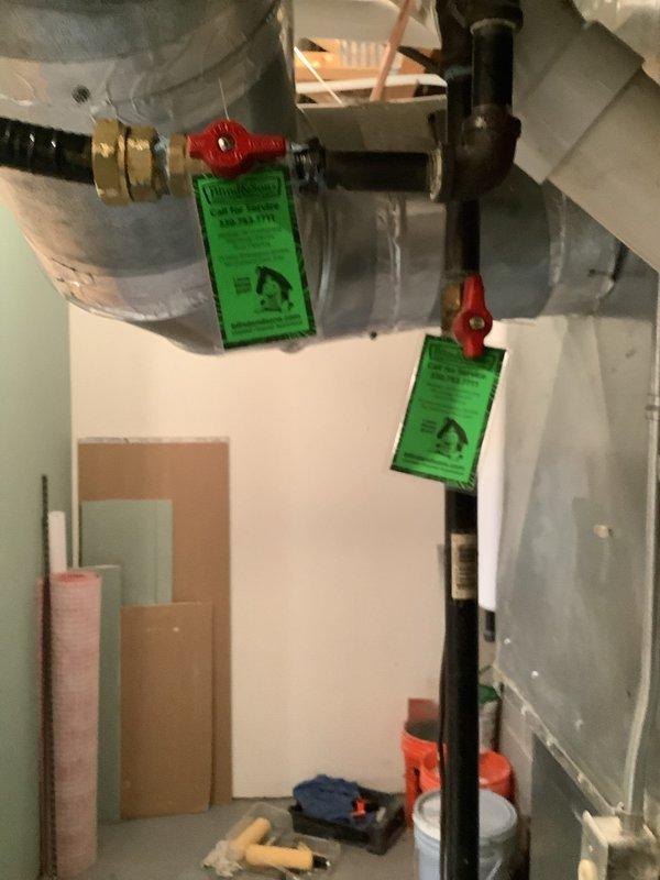 Performed installation of Navien recirculation system with pre-staged parts kit. Installed insulated piping with control valves and service tags according to manufacturer specifications. System was properly connected to existing ductwork and plumbing infrastructure in utility area.