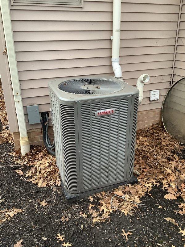 Performed scheduled maintenance on 1-year-old cooling system, including inspection of Carrier furnace unit and Lennox outdoor condenser. Cleaned and checked all components, verified proper refrigerant levels, and ensured optimal system operation for the cooling season. System is functioning within normal parameters with no issues detected.