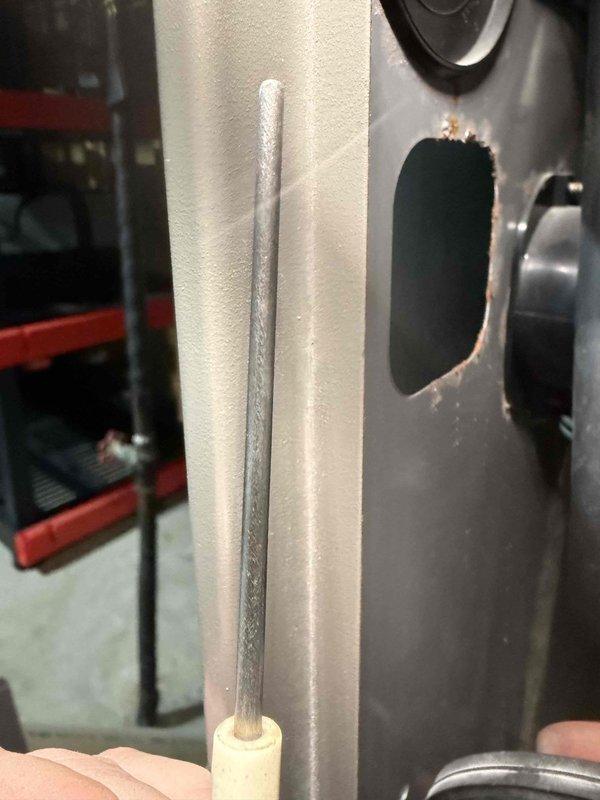 Performed scheduled MVP furnace maintenance and installed water heater tailpiece extension. Combustion analysis confirmed optimal furnace operation with 94.7% efficiency, 7.5% O₂, 7.6% CO₂, and safe CO levels at 24 ppm. All mechanical components inspected and verified to be in proper working condition.