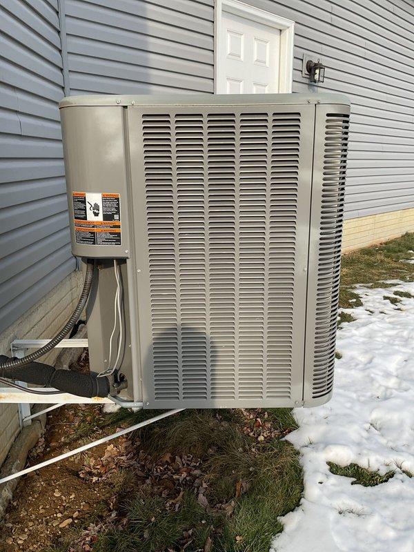 Successfully completed a comprehensive heat pump repair by replacing the condenser fan motor, dual capacitor, and fan blades along with the entire top assembly. All components were installed and tested to ensure proper system operation, restoring full functionality to the residential HVAC unit.