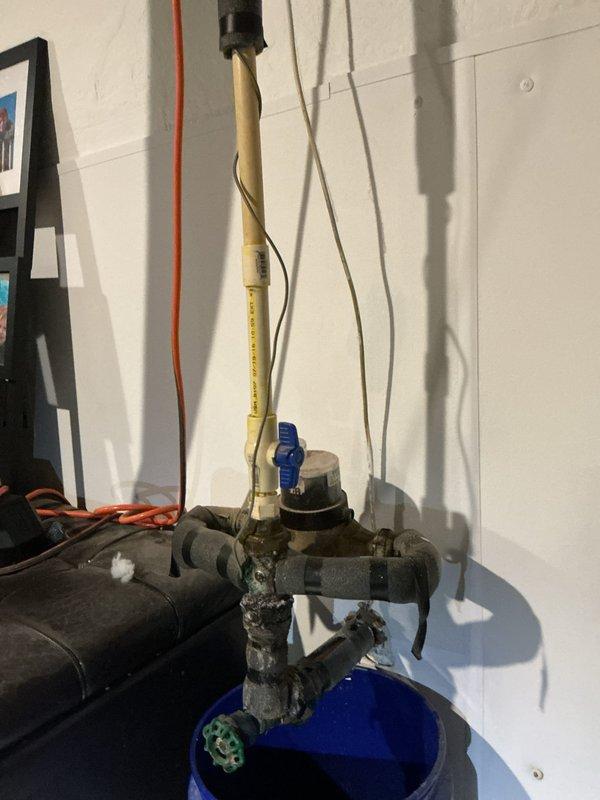 Responded to service call for a slow leak in basement main drain. Upon inspection, found mineral buildup and corrosion at pipe joints in the main drainage system. Cleared the blockage, cleaned pipe connections, and verified proper water flow with no further leakage before completing the service.